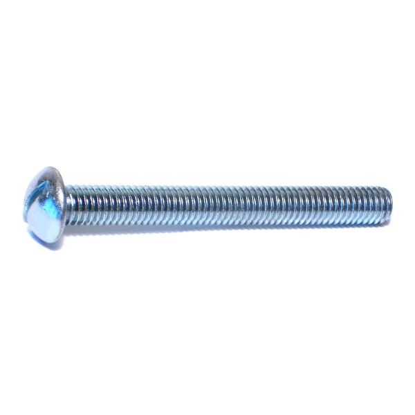 Midwest Fastener 3/18"-16 x 3-1/2 in Slotted Round Machine Screw, Zinc Plated Steel, 100 PK 01764 - main
